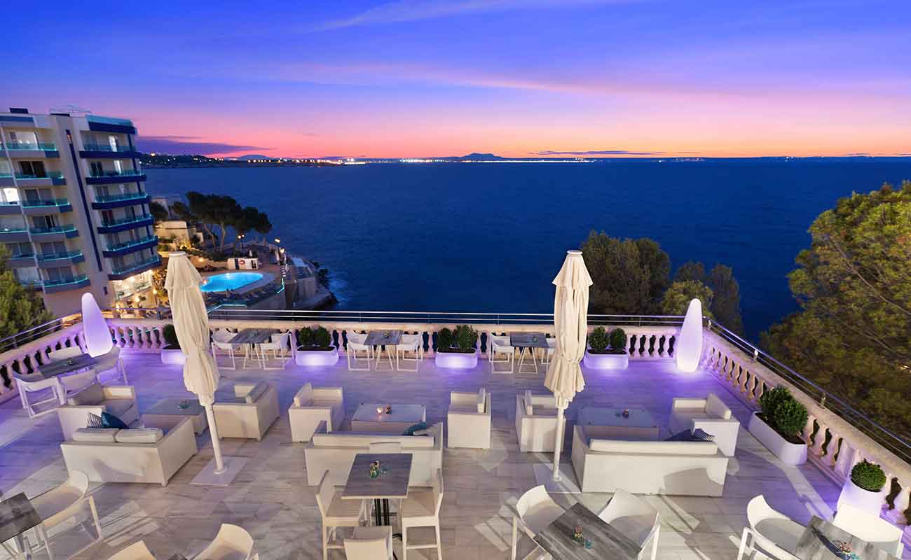 roc hotels illetas nacht terrasse bar roc hotels illetas nacht terrasse bar