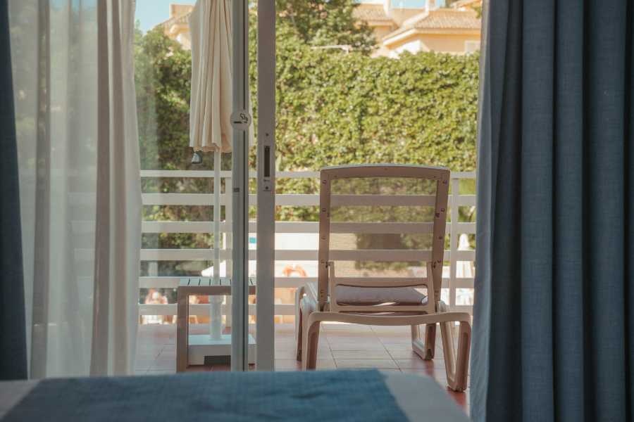 chambre double vue terrasse hôtel roc oberoy terrasse