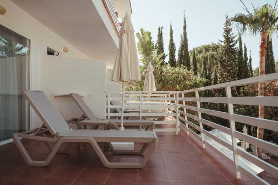 chambre double vue terrasse hôtel roc oberoy terrasse