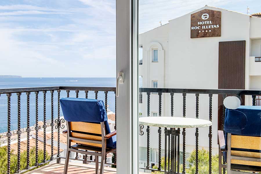 Lateral sea view rooms hotel illetas by roc hotels Lateral sea view rooms hotel roc illetas