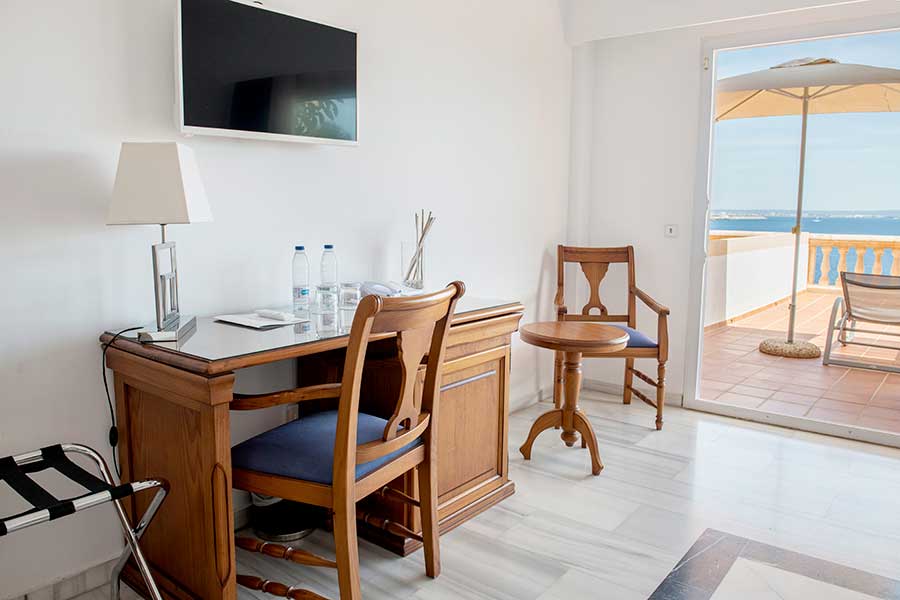 Terrace sea view rooms hotel illetas by roc hotels Terrace sea view rooms hotel roc illetas